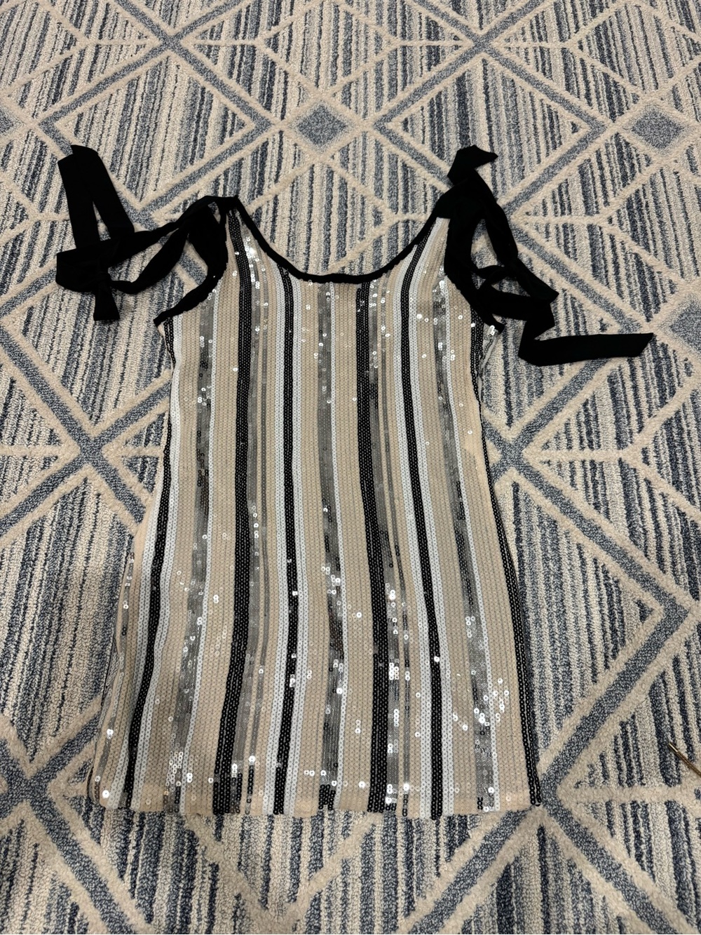 Dance & Marvel Sequin Stripe Dress